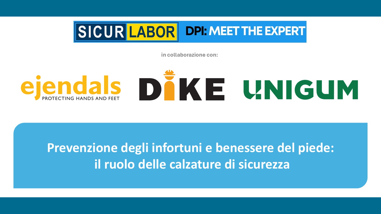 1746777602Meet the Expert - Prevenzione degli infortuni e benessere del piede: i
