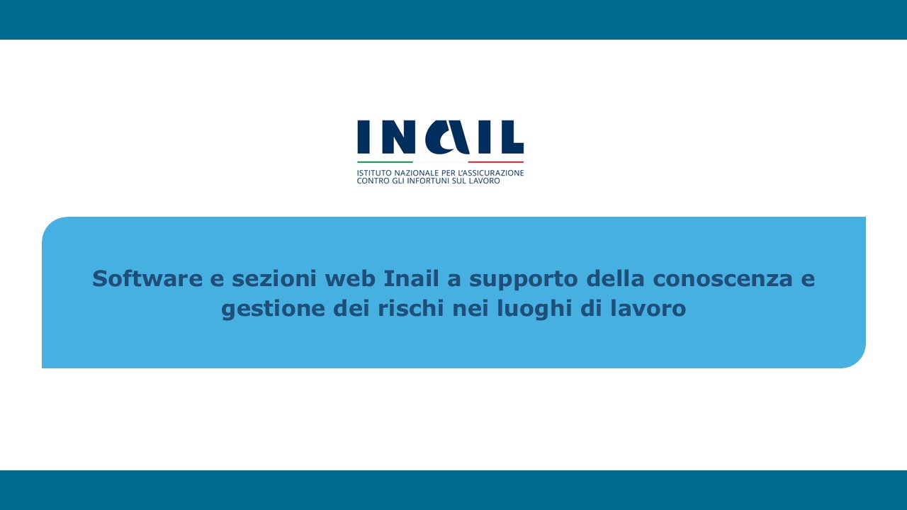 1747058402Software e sezioni web Inail a supporto della conoscenza e gestione de